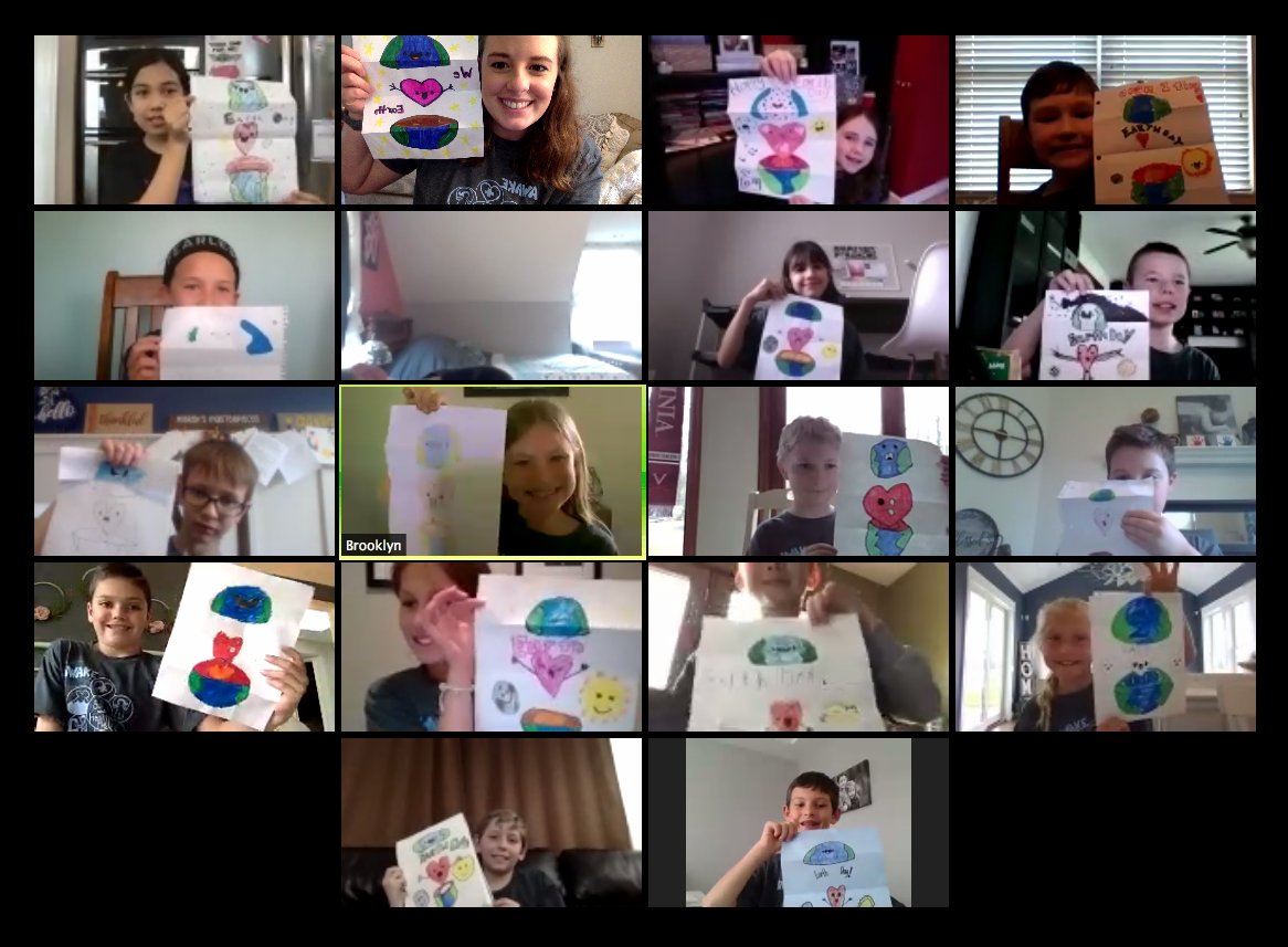 Rettig2nd's tweet photo. Class meetings= the BEST!๐We started by reading a story on @epic4kids about how picking up one piece of trash can make a HUGE difference!โป๏ธThen, we watched this tutorial to draw a folding Earth surprise!๐All while wearing our AWAKE shirts!๐ #AWGenerals
https://t.co/KHLxNjFhX3 https://t.co/Y9CoEGeS0w