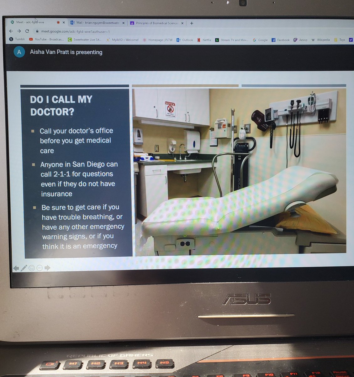 ClassoNguyeners's tweet photo. A big thank you to the family practice doctors who took time out of their day to present an informational/Q&amp;A session about  COVID-19 for my kids! 👩‍⚕️ https://t.co/DTSd9nhbIE