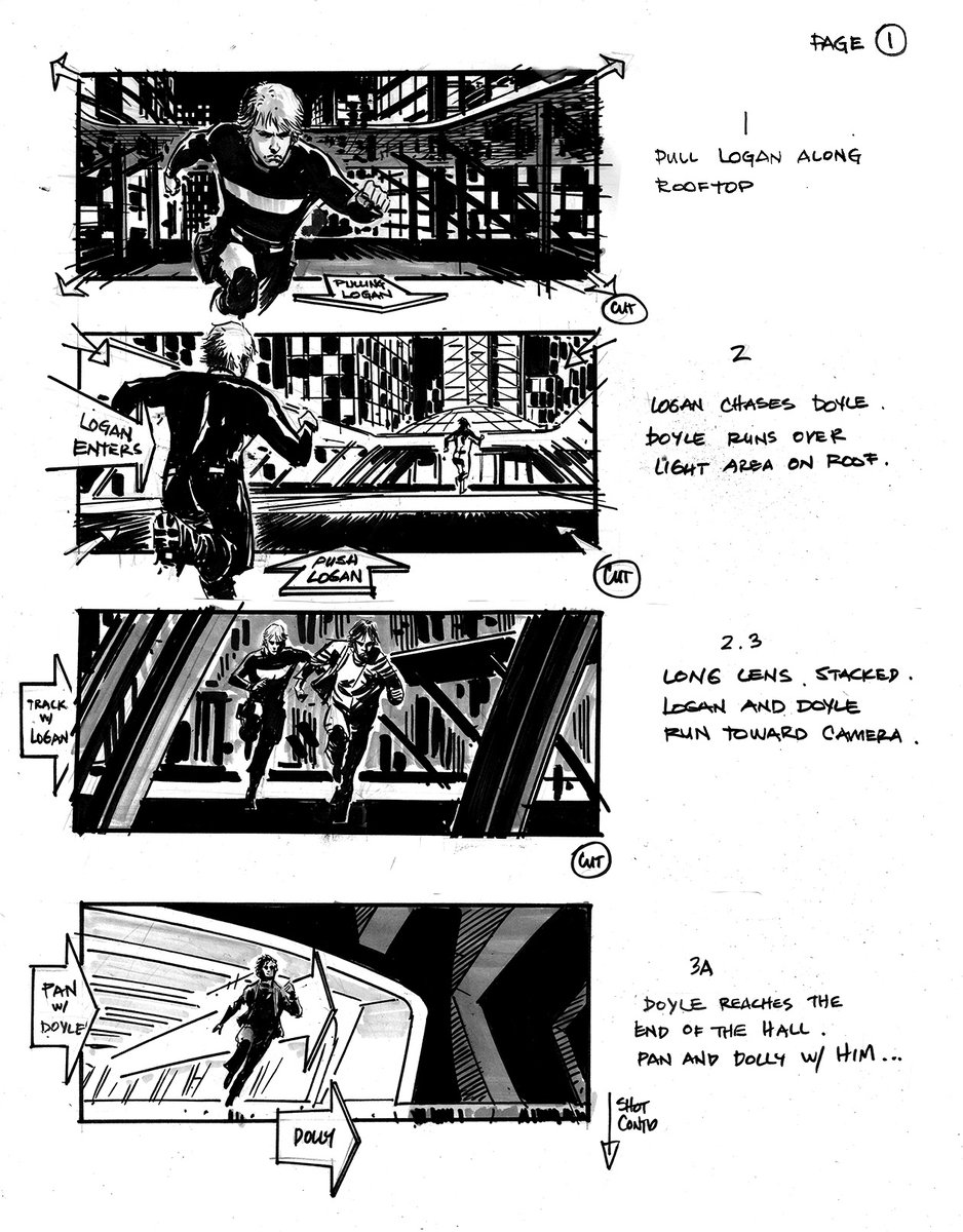 Boards from the unmade LOGAN'S RUN (2004):