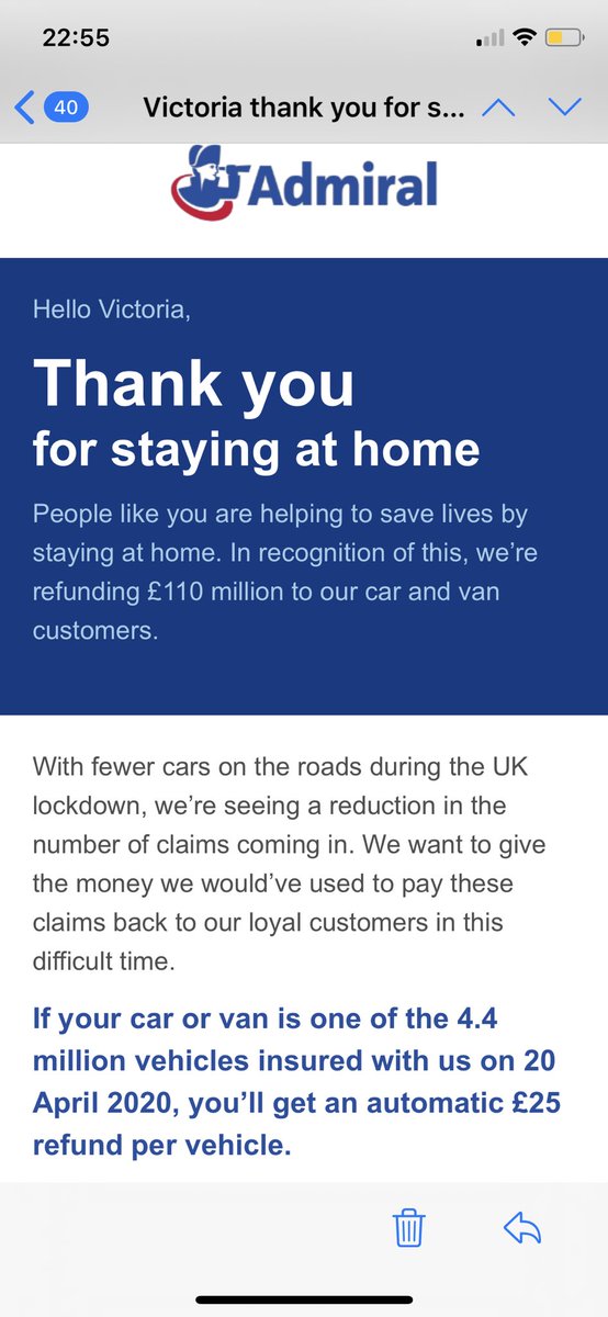 Vikki2603's tweet photo. Fair Play @AdmiralUK 👏🏼 https://t.co/cMFRrmDVWB