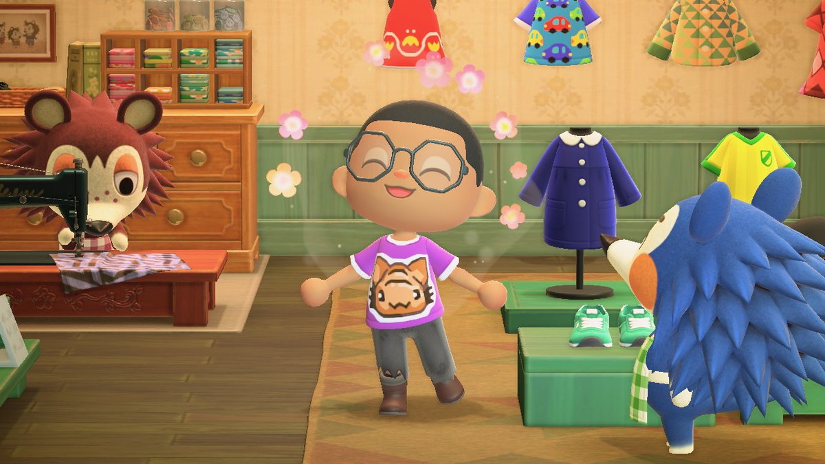 shtickycat's tweet photo. Add a little @bekyoot in your life with this momocheet tee!!!  #AnimalCrossing #ACNH #NintendoSwitch https://t.co/yeNqjcWGoM
