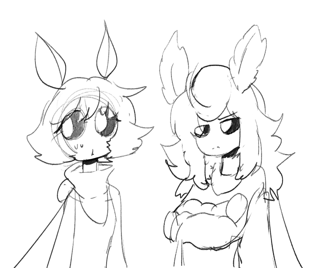 soo... I wanted to do the artstyle copying thing and try to mimic @mogekomedic's style but.. it kinda devolved into something entirely different
I think i might just use this style for like chibi drawings and little doodles
#furry