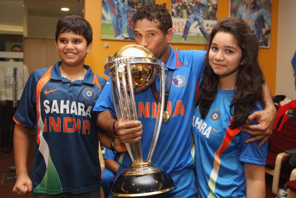 Sachin's dream comes true when he lifted world cup trophy in 2011