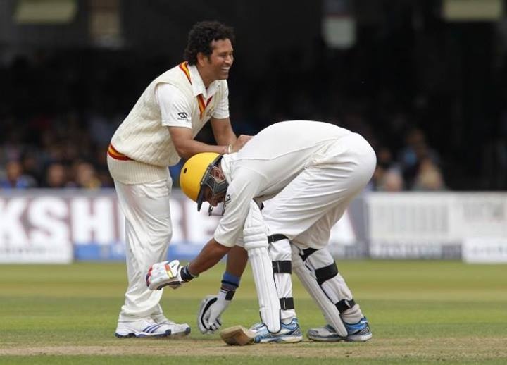 And the last when Yuvraj Singh represented billions of us and bowed down to the God