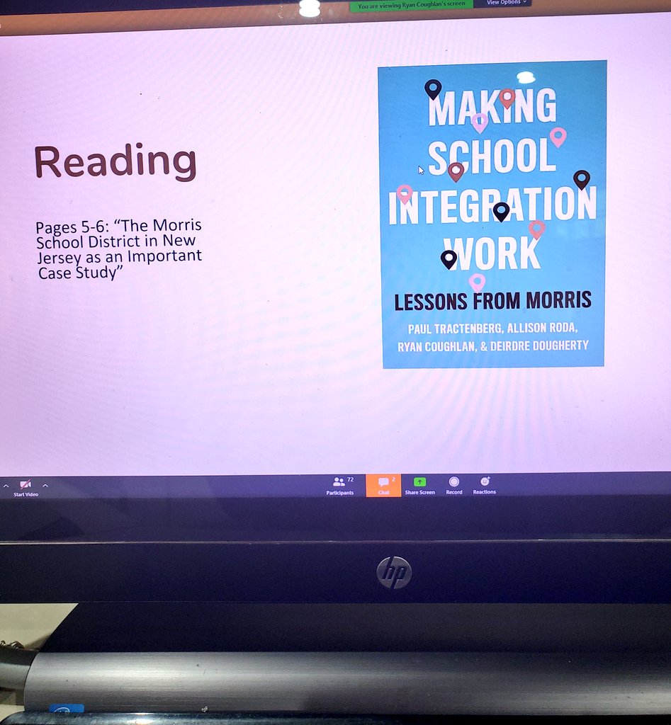 librarianmullen's tweet image. Listening to my professors @akt1211 and Dr. Coughlan from @MolloyEdD present their book. &quot;More than covid needs to be flattened&quot; #criticalwork #schoolintegration