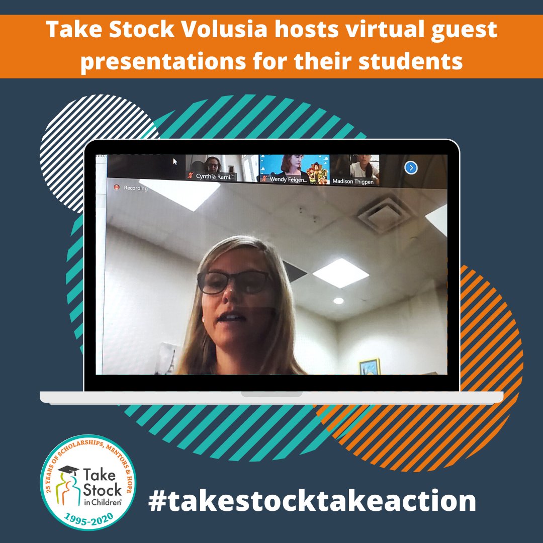 TSIChildren's tweet photo. Shout out to our Take Stock affiliates for their continued efforts of mentoring and keeping our students engaged in learning during this time! @TSICVolusia / @FUTURES_Inc hosted Mary Jo Allen of @HalifaxHealth for a special online presentation for their Take Stock students! https://t.co/K1jNyym10T