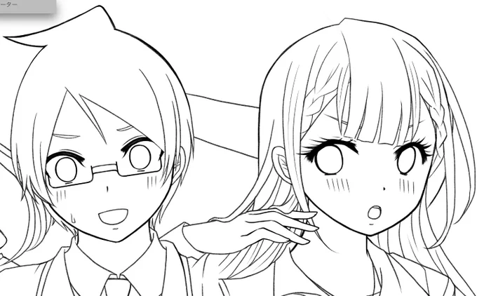 フォロワーさんの推し〜タグ。あと3人描いたら線画完成する。線画は今日で終わらせる。
初めて描くキャラばかりで楽しい!でも難しい。
ぼく勉の成幸くんと真冬先生。
多分もう少し修正入れる。 