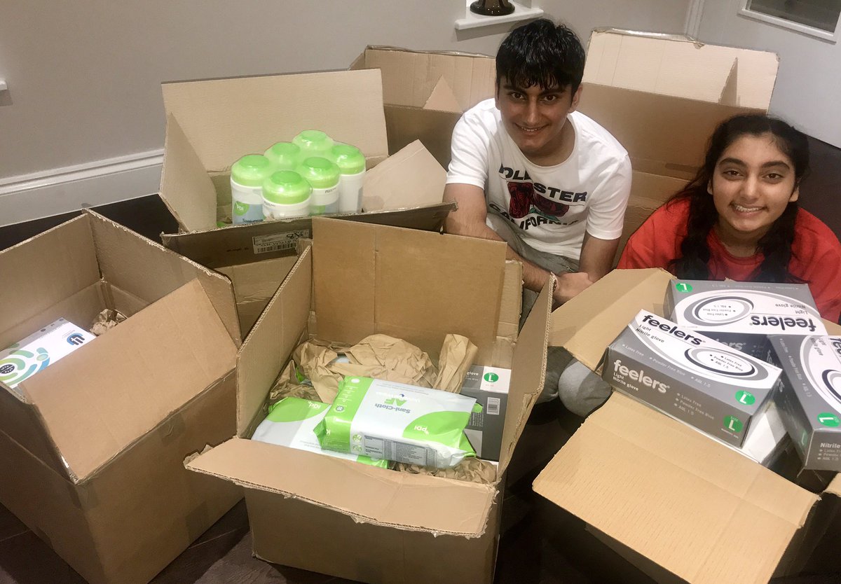 nhs_help's tweet photo. Our first order has arrived. All packed and ready for delivery to @CNWLNHS https://t.co/OPUzuTL2tB