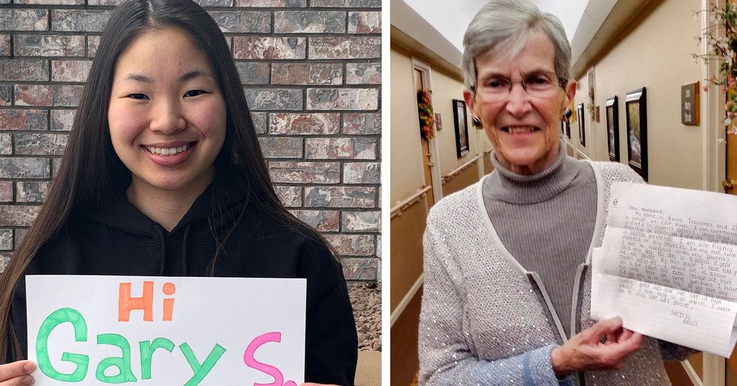 “Pen pal programs have sprouted up around the world as schools and senior centers try to keep older adults connected and children occupied.” #OPAC #OldPeopleAreCool #GeroTwitter  <a href="/linkedsenior/">Linked Senior</a> <a href="/Hilar4Charity/">HFC</a> <a href="/nytimes/">The New York Times</a> buff.ly/2UYLaNQ