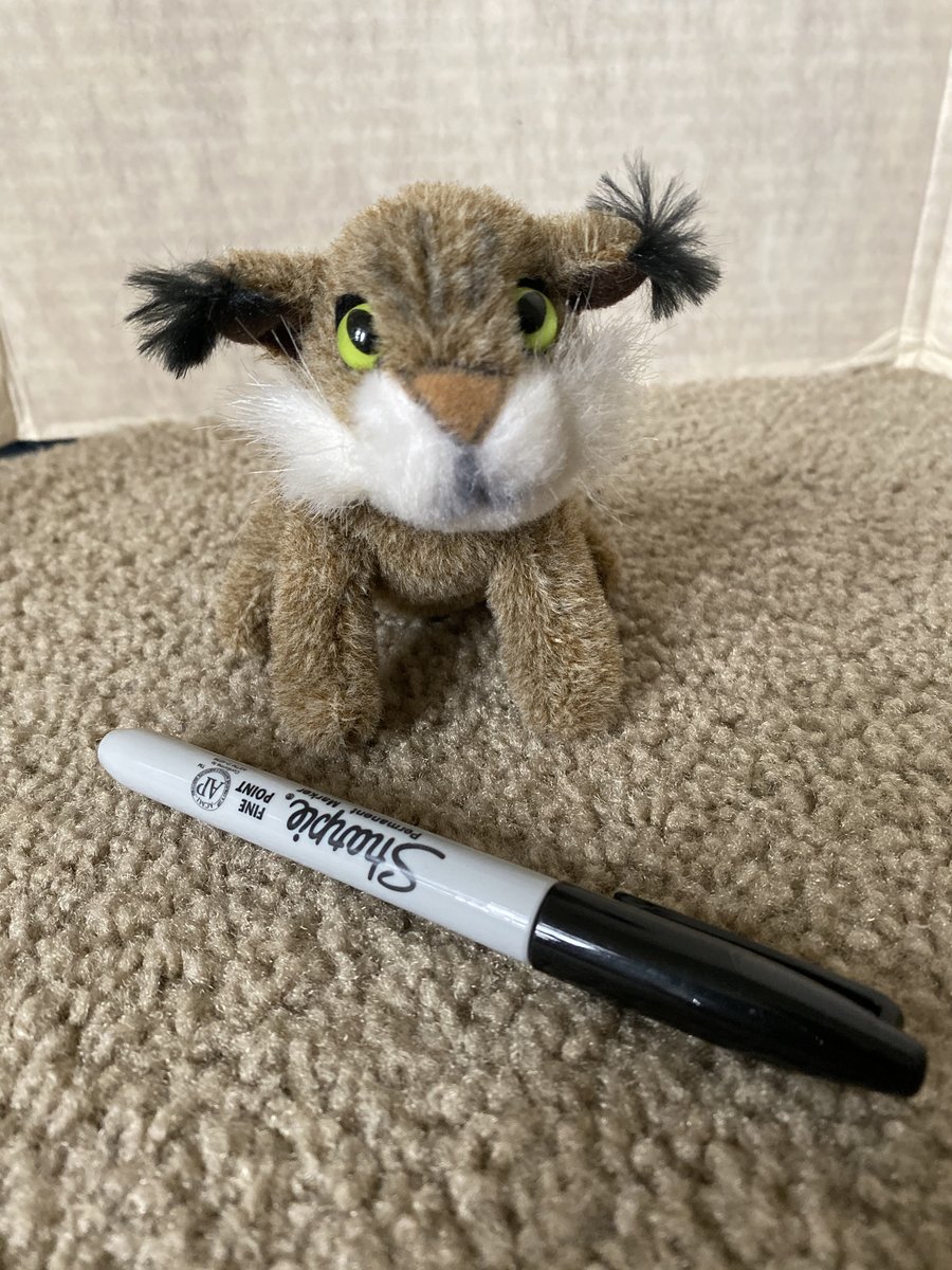 German fox, Harry Potter fairy puff, and tiny lynx. DM me to claim and name your price. You pay shipping. Sharpie for size reference.