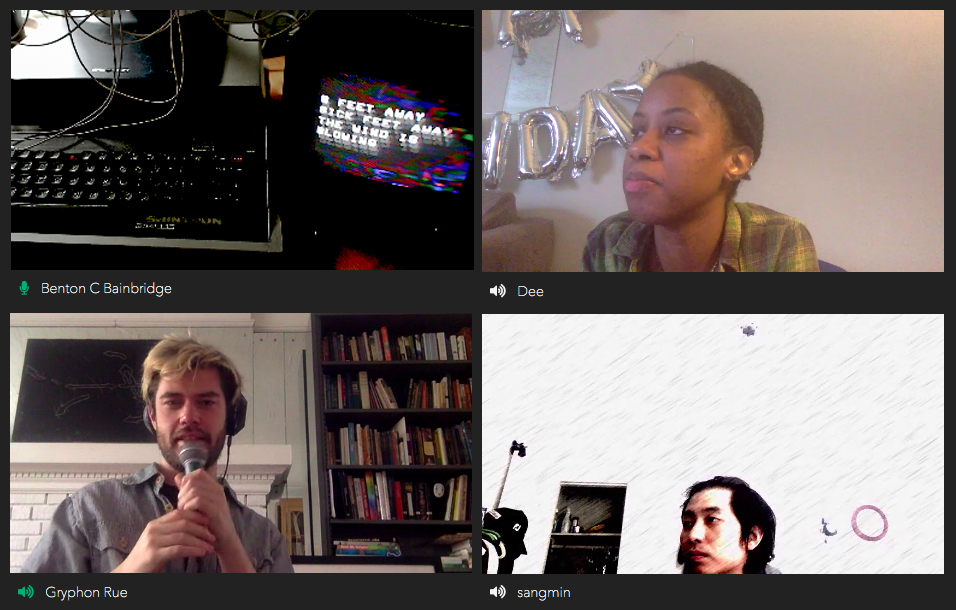 bentoncbainbrid's tweet image. Rue Bainbridge: LiveLab test @CultureHubNYC for Downtown Variety performance of Virginia Woolf's A Room of One's Own culturehub.org/watch  #networkedperformance