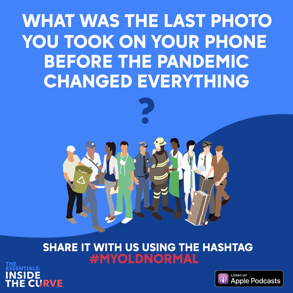 GMA's tweet image. What was the last photo you took before the pandemic changed everything? Tweet us using the hashtag #MyOldNormal. We want to hear your stories. 

You can hear the #MyOldNormal stories from the heroes fighting on front lines on @ABCAudio podcast “The Essentials: Inside the Curve.”