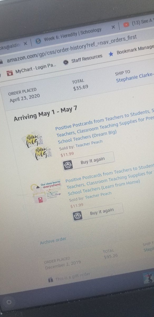 sdbrooks85's tweet photo. I miss our @HambrickMS_AISD sooooooo much, I'm sending postcards!!!!! @sdbrooks85 #amazonforthewin #needlabels #noworries #somethingformetodo https://t.co/jTpICzK88B