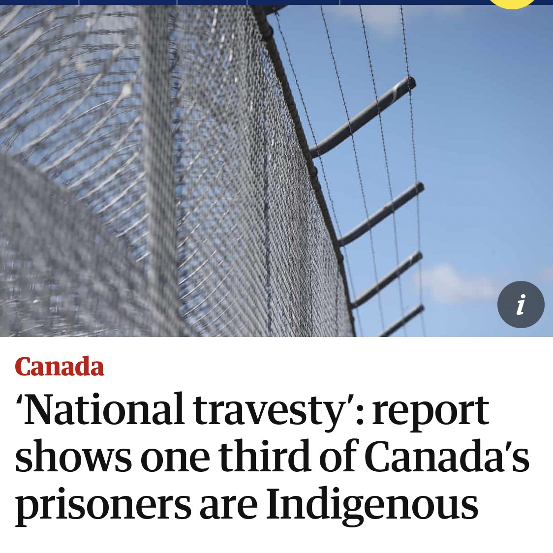 in addition to that, increased police bias has caused higher rates of indigenous people in Canada’s prisons  https://amp.theguardian.com/world/2020/jan/22/one-third-canada-prisoners-indigenous-report