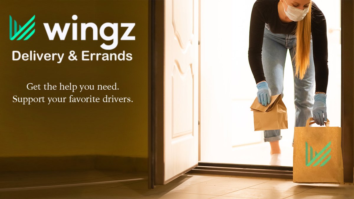 Wingz drivers keep 100% of the proceeds from each service they provide. Click the link below to book your Delivery &amp; Errand request, and support your local drivers.

bit.ly/2yAIdKX