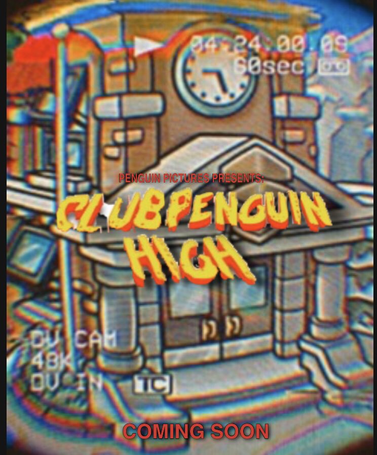 penguinmussic's tweet photo. We’re so happy to announce the release of a new movie: CLUB PENGUIN HIGH📚🏂 here’s everything you need to know about it:https://t.co/BXJ7LN53oR https://t.co/hZHScare7k