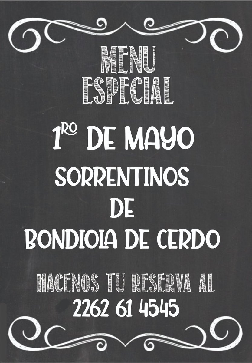 Podes hacer tu reserva!!