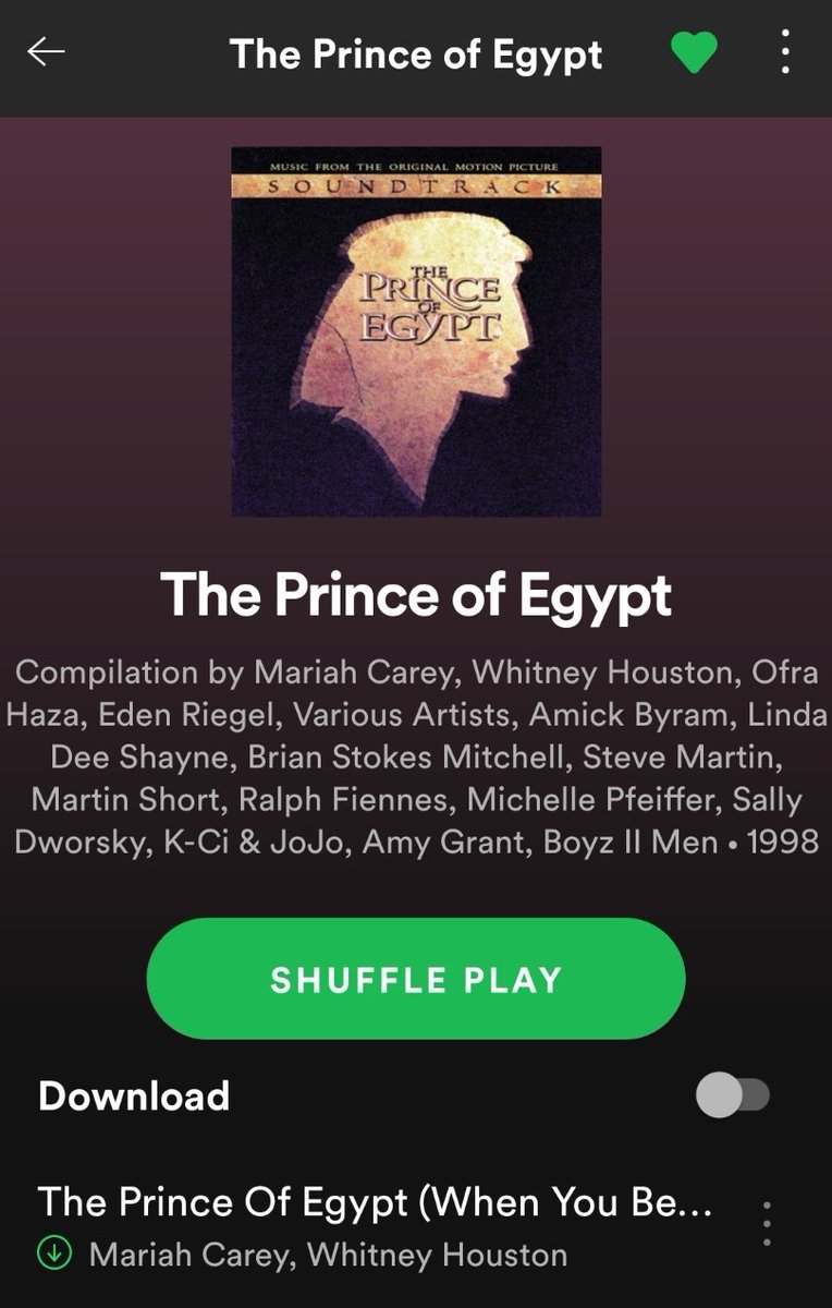 This album is primarily instrumental tracks but they all do exactly what they're designed to do and it's nothing short of fantastic. I also like the CD they made with just Prince of Egypt inspired songs but I cannot for the life of me find that album!!