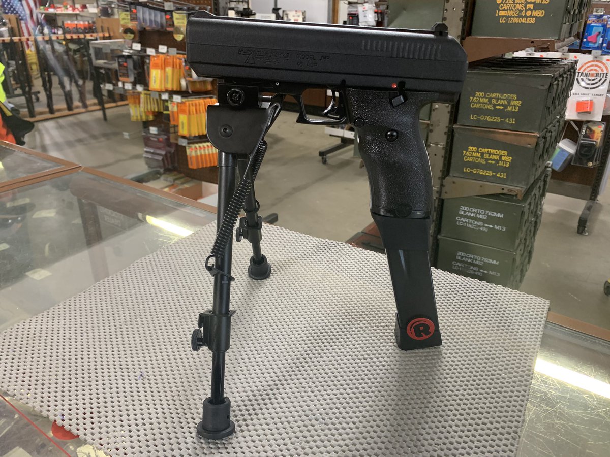 AmmoGear's tweet photo. Just got a new shipment of Hi-Point Firearms JHP 45’s! Plus, we found a few new options to go along with this rugged beast Problem Solva! 434-709-4501 #hipoint #jhp #45acp #45auto #problemsolva #accessories #rightarm #beast #edc #shtf #extendo #rangetoy https://t.co/JU2N4U0AZU https://t.co/wSasLdaMzs