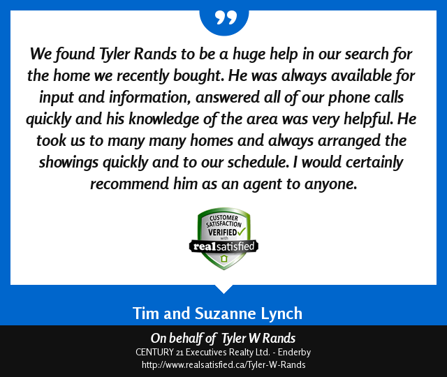 If my client is happy, then I’ve done my job. realsatisfied.ca/Tyler-W-Rands via <a href="/realsatisfied/">RealSatisfied</a>