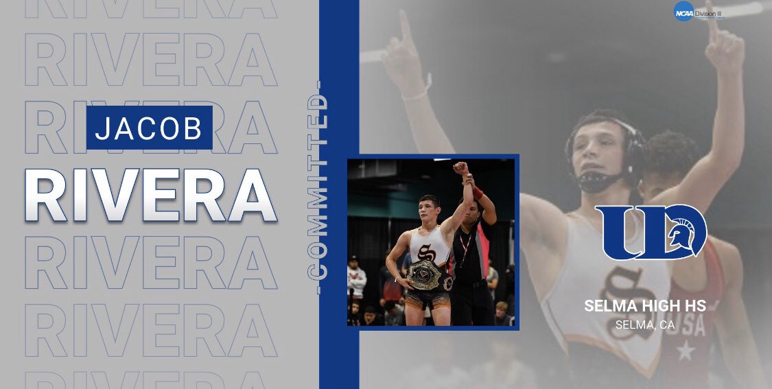 Just landed another big time recruit. We are excited to welcome Super 32 champion JACOB RIVERA to the UD wrestling family!