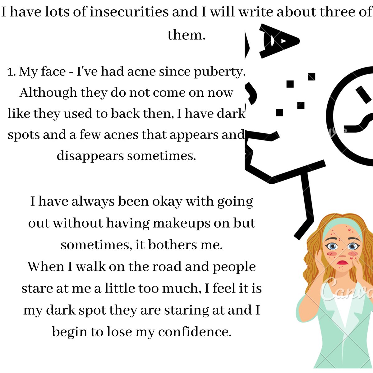 Amaaranthine's tweet photo. What 3 Insecurities Do You Have About Yourself?
#insecurities
#writing
#WritingCommnunity
#thursdayvibes
#retweet π
#365DaysofWritingin2020
#storritella
https://t.co/vZ331GrcpW https://t.co/f5oVp1OgAQ