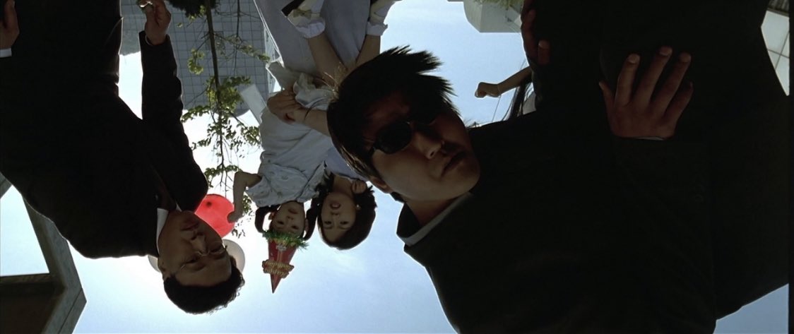 SYMPATHY FOR MR VENGEANCE (dir. Park Chan-wook). Cool story but I felt a bit distracted at times. Some cool shots like the one below but I think I preferred old boy...