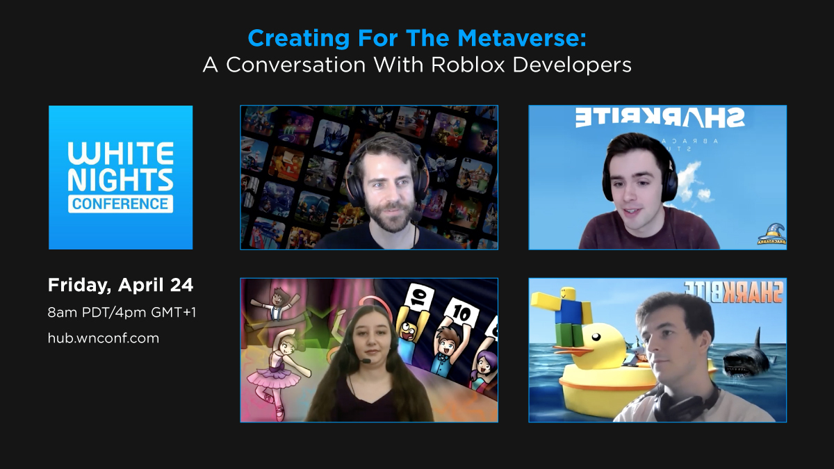 Roblox Developer Relations On Twitter Tune In To The Wnconf