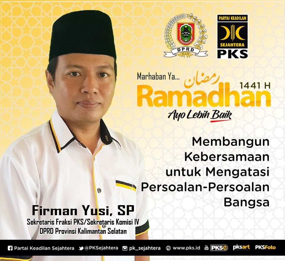 Bila dalam kata perbuatan tergores salah &amp; khilaf, dgn segala kerendahan hati terucap mhn maaf setulus2nya. Selamat menunaikan ibadah puasa Ramdhan 1441 H....