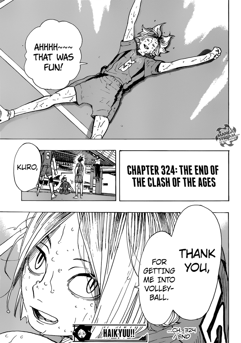 and i think that it's this, folks. beyond the way haikyuu handles character dynamics, beyond the joy i get from writing fanfic, this is why i love haikyuu so much. it's just a story about loving something a whole, whole lot.and it's probably why you love it a whole lot, too.