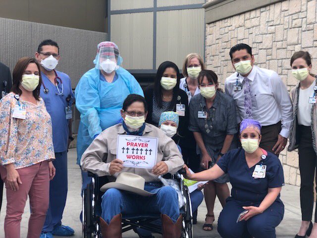 DeborahKnappTV5's tweet photo. He survived the Coronavirus after 22 days in ICU and  11 days on a ventilator. San Antonion Joe Doria says, “My faith is strong and I’m not afraid to die. I just didn’t want to die alone.” @HenryRamosTV has his story tonight #kens5eyewitness news at 10. https://t.co/c8jeivdWtt