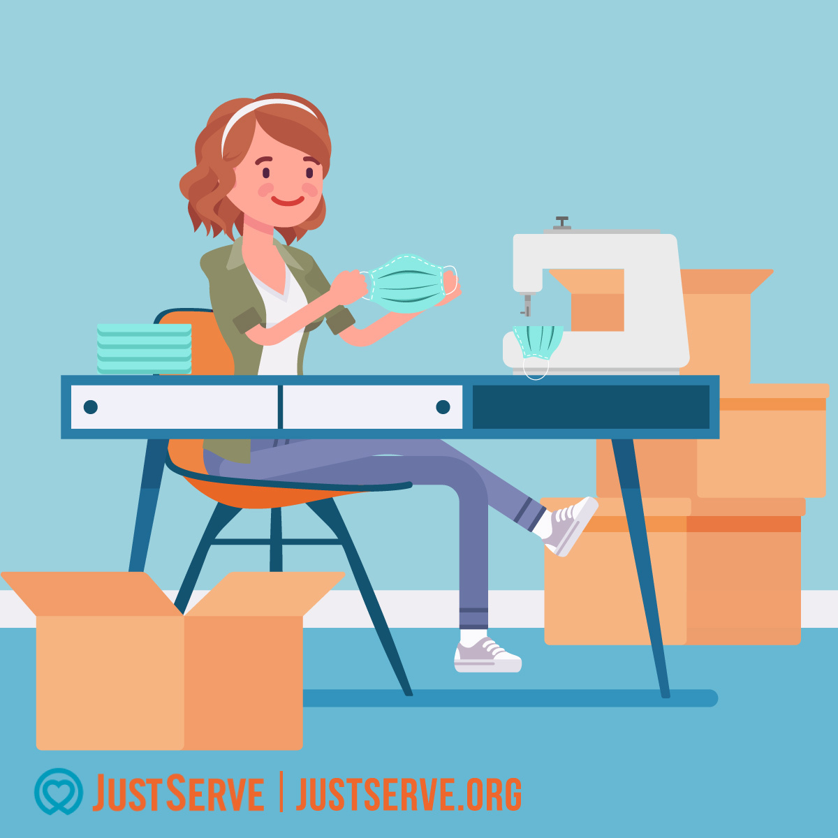 JustServe's tweet photo. Not all heroes wear capes. Thank a health care worker by keeping them safe during COVID-19. We encourage you to help ProjectProtect meet their goal of making 5 million medical-grade masks in 5 weeks. Register here: https://t.co/fiui2o4eya  #ShareHappiness https://t.co/dGpIzZvyq5