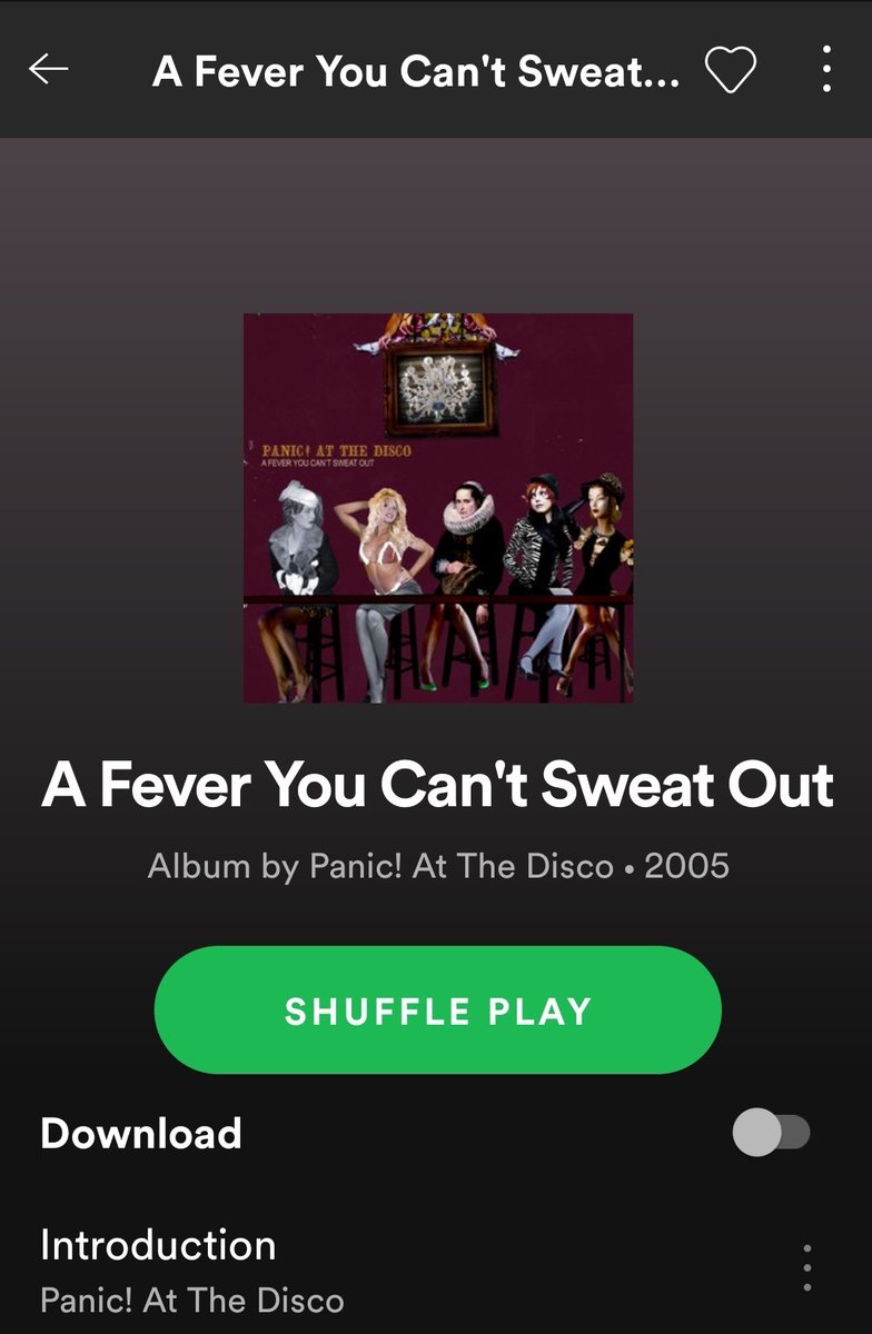 This is the only Panic! at the Disco album that matters to me. Of course I like lots of their other songs but this album.... are you kidding me?? They put they foot in this one