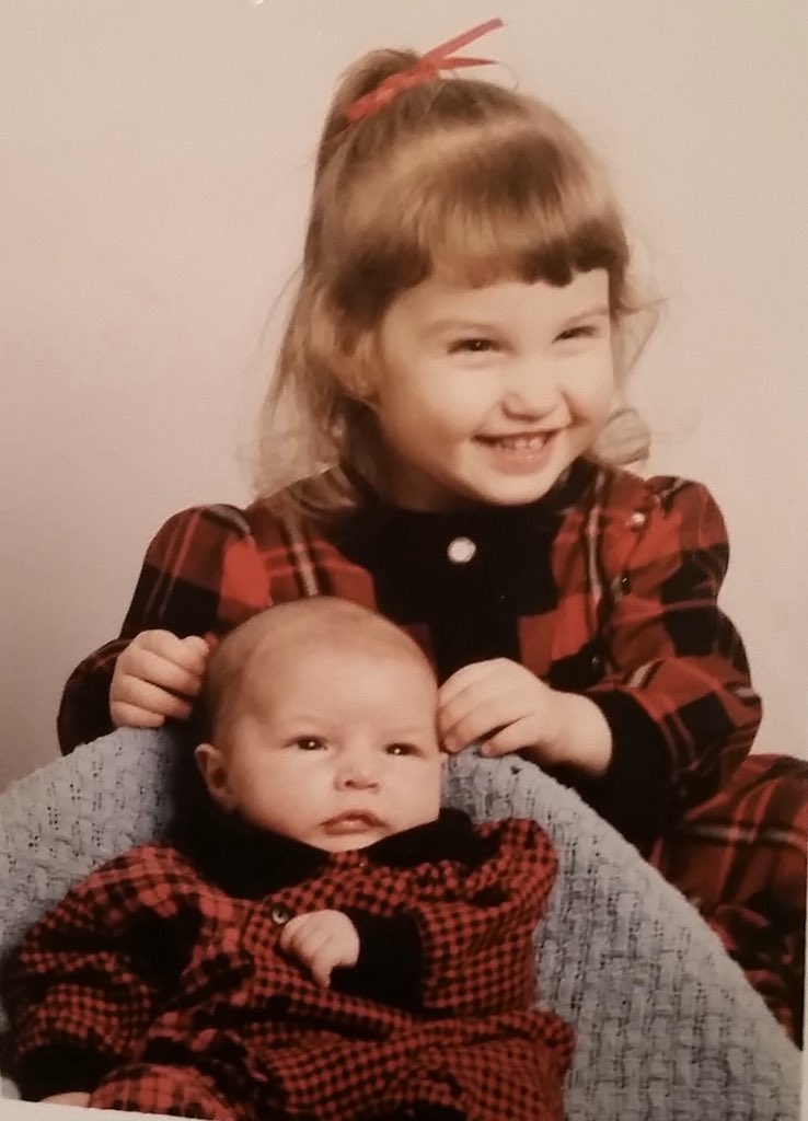 mrs_redgate's tweet photo. An old xmas photo and me and my little brother π
I look like such a troublemaker #ThrowbackThursday #JordanMSLegends #VirtualSpiritMonth https://t.co/7JuoDI2eYu