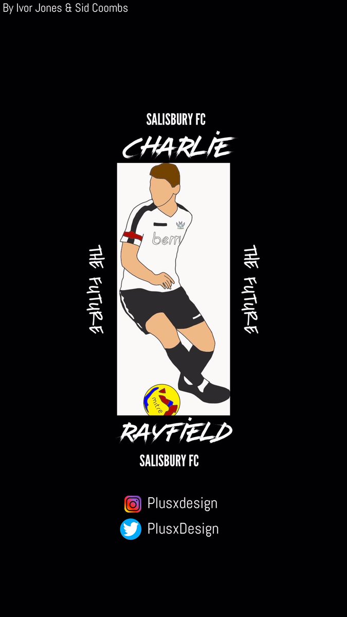 PlusxDesign's tweet photo. CHARLIE RAYFIELD @Rayfield01 
SALISBURY FC @SalisburyFC 

The Future ➕✖️⚡️✨ https://t.co/qAfyrQUFcB