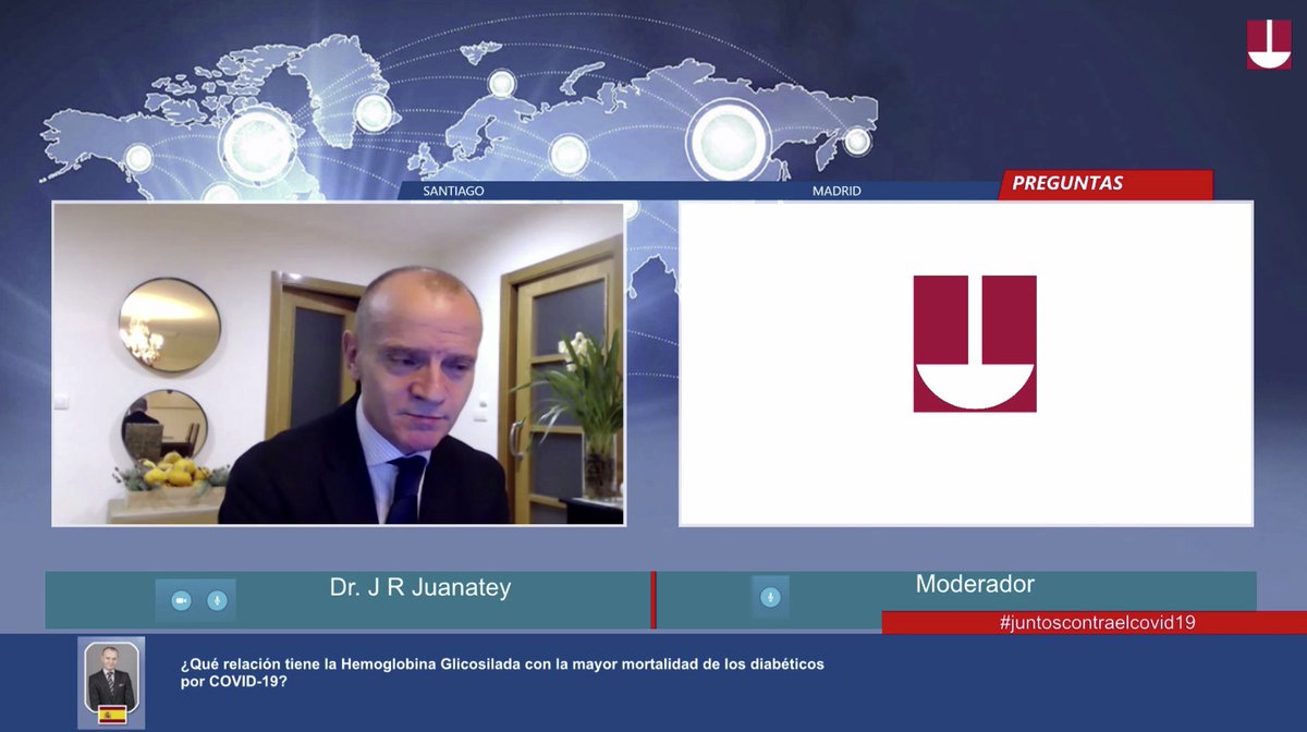 CuquerellaMC's tweet photo. En el streaming de esta noche hemos podido disfrutar de la ponencia del Dr. @JoseJuanatey sobre la influencia del COVID-19 en pacientes con riesgo cardiovascular y diabetes. Como siempre lo expuesto por el doctor fue de un gran interés.
#juntoscrontraelcovid19
#cardiología https://t.co/j6iz49peKB