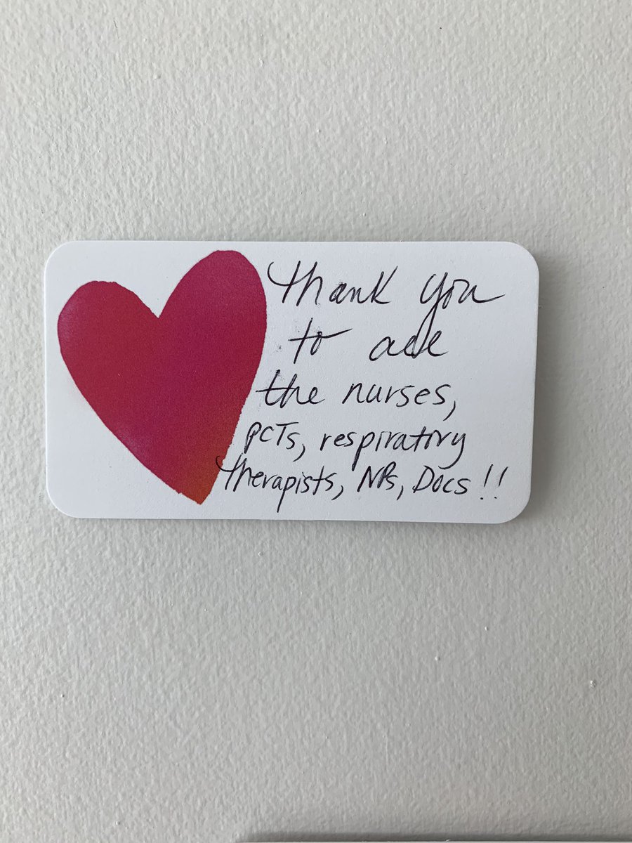 Let’s go.I’m ready because I have the love and support of my family, my friends, my colleagues, and my community.  #HealthCareWorkers and  #EssentialWorkers need this support to keep going. 8/