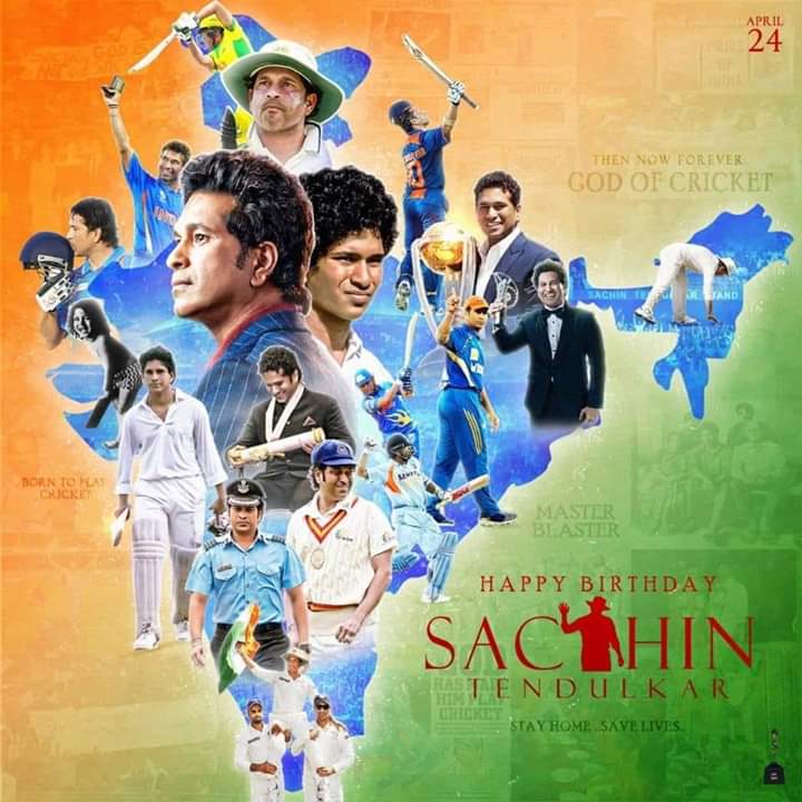 \Kings are many, God is one.\Happy birthday wishes to the one and only Sachin Tendulkar 