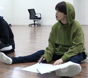 jimin sitting like a good boy ♡     — a devastating thread;