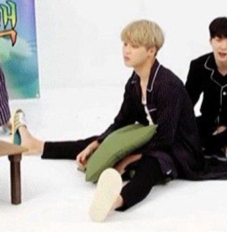 jimin sitting like a good boy ♡     — a devastating thread;