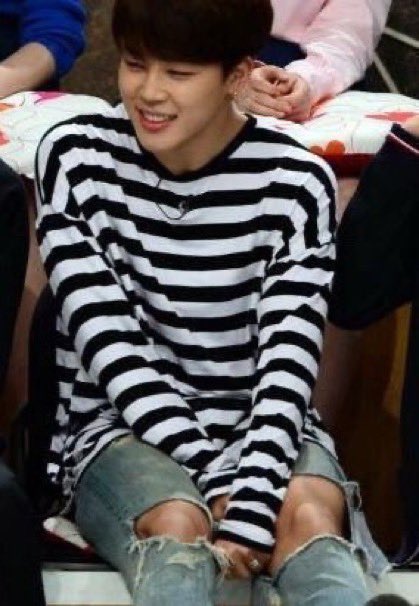 jimin sitting like a good boy ♡     — a devastating thread;