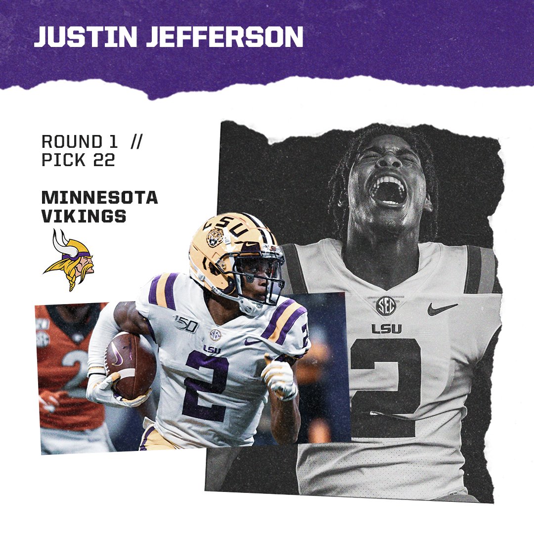 SECNetwork's tweet photo. The first team in the NFL Common Draft Era to have a QB, WR and RB drafted in Round 1 of a single draft:

@LSUFootball 💪 https://t.co/wM6ksqyvsP