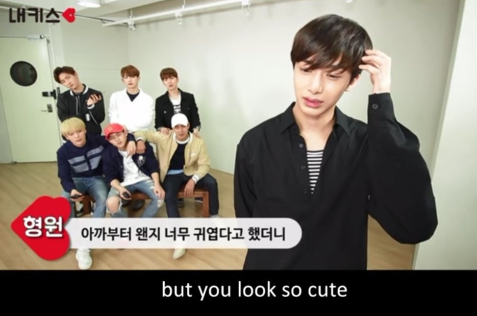 "Am I gaining weight?"HYUNGWON: