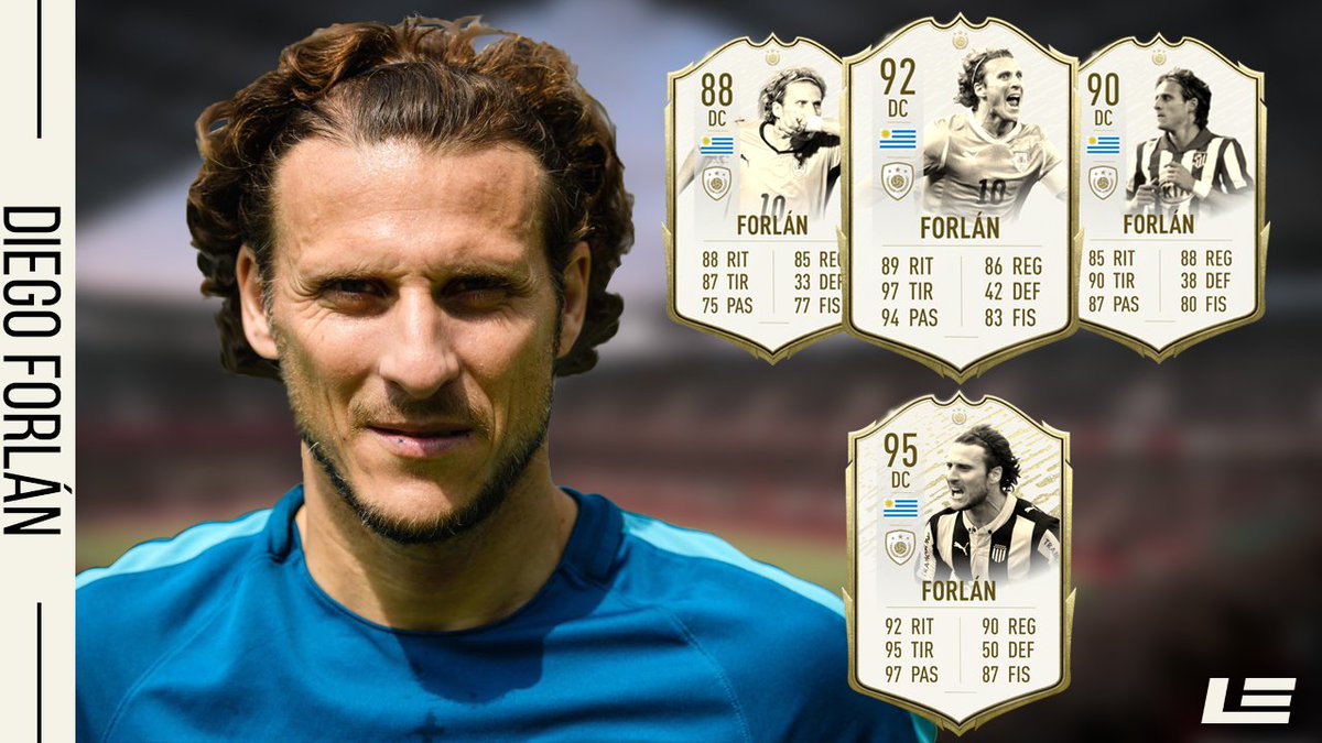 LazaEdits's tweet photo. Les dejo este Fan-Art de el Tony Pacheco, @Chino_Recoba20, @DiegoLugano y @DiegoForlan7 si fuesen ICONOS en FIFA 20 o para FIFA 21. https://t.co/eGppyILZMh