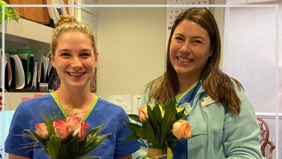 CFertility's tweet image. Happy Administrative Professionals Day (yesterday) to our wonderful admins Chaucey and Kyla!