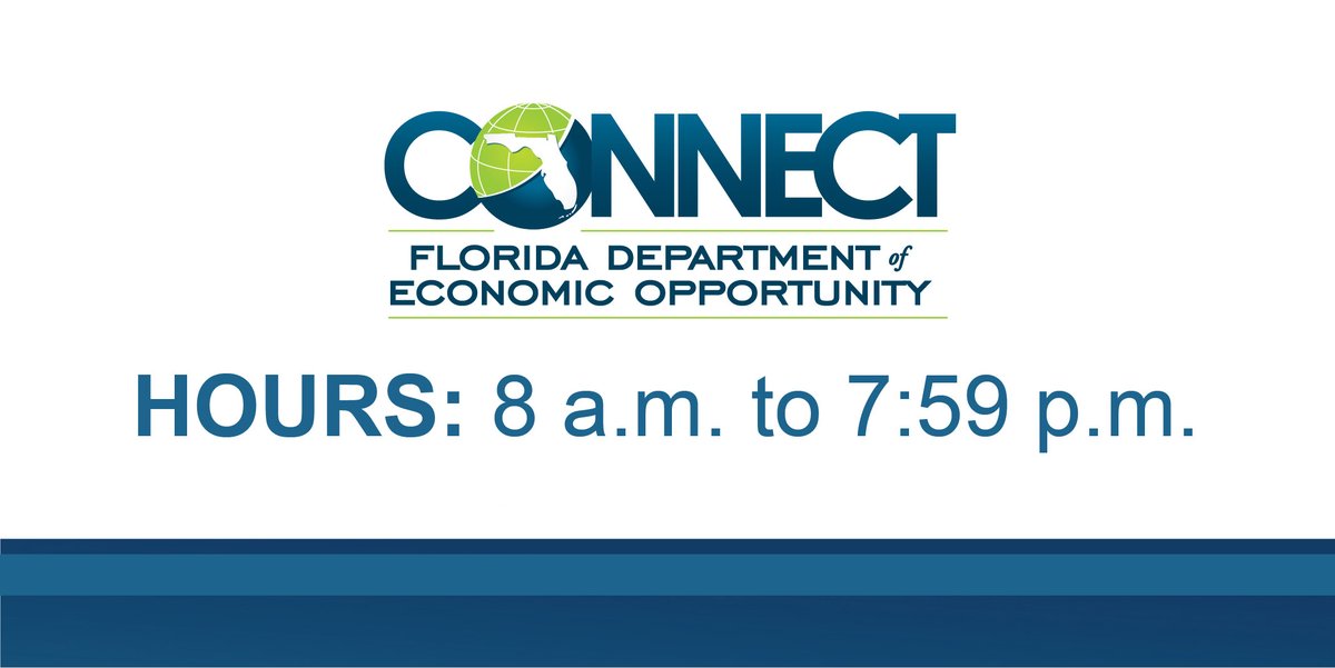 To process payments quickly, DEO will be conducting nightly maintenance to the Reemployment Assistance website. It will be available from 8 a.m. to 7:59 p.m.