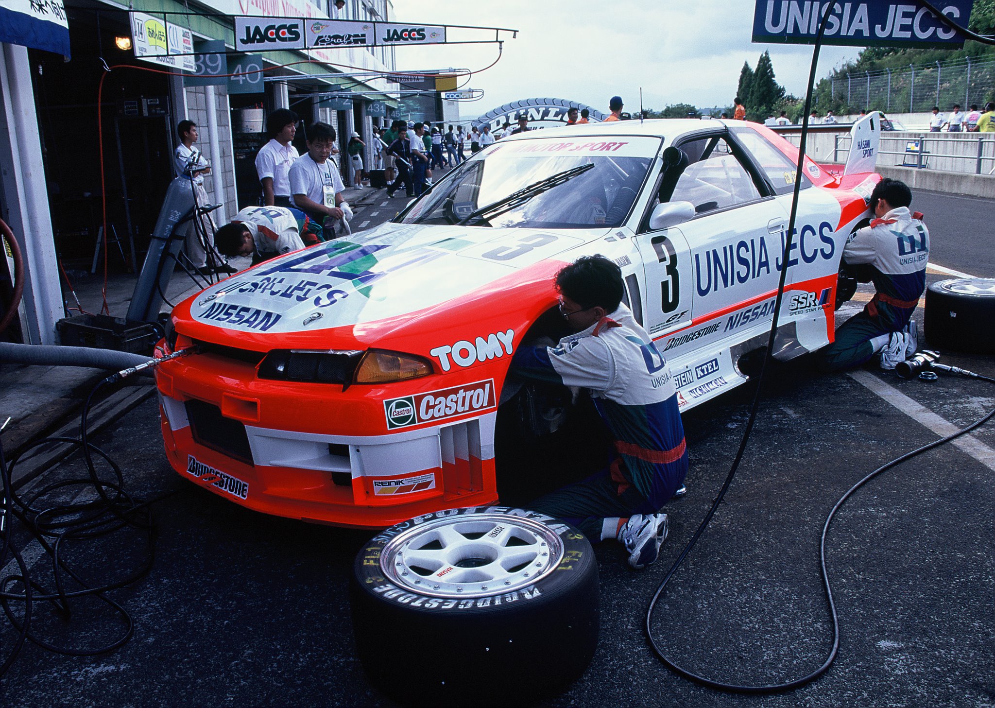 タ*ー様 ハセミスポーツ ユニシアジェックス JGTC リアウイング翼端 スーパ ニッサン・フェアレディZ（JGTC GT300／2003年）』アメリカ向け