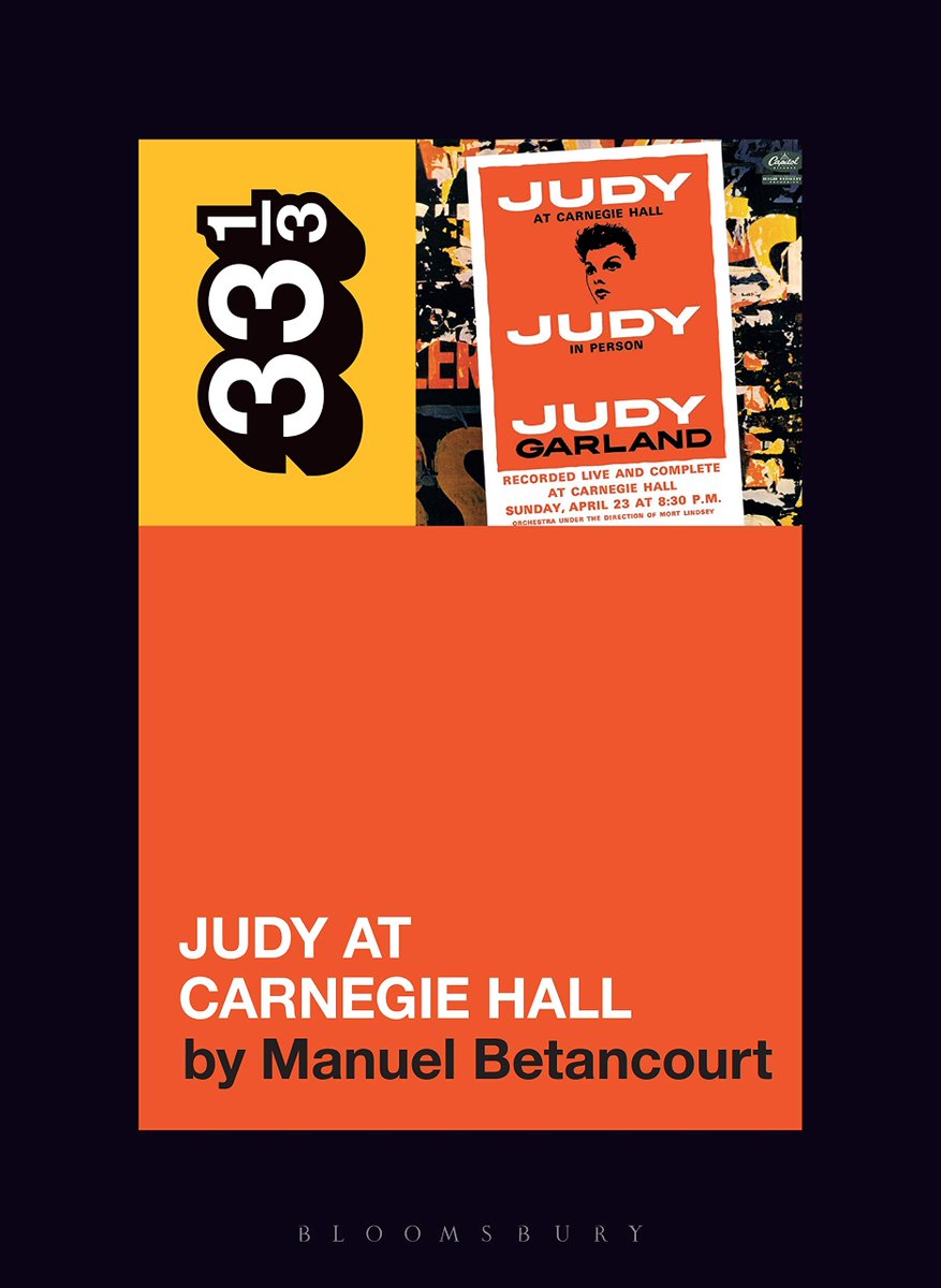 59 years ago, on April 23, 1961 Judy Garland performed at Carnegie Hall. In honor of that iconic concert & my upcoming book, JUDY AT CARNEGIE HALL, I'll be live-tweeting that two-disc album in its entirety. Follow along! Book pre-order info here:  https://mbetancourt.com/judy-at-carnegie-hall/