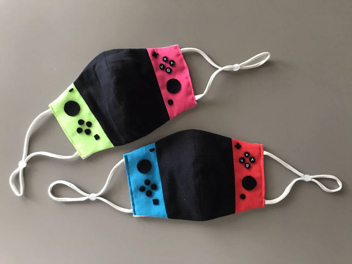 任天堂switchの手作りマスク？？めちゃくそかわいいのだがっっ!!!!