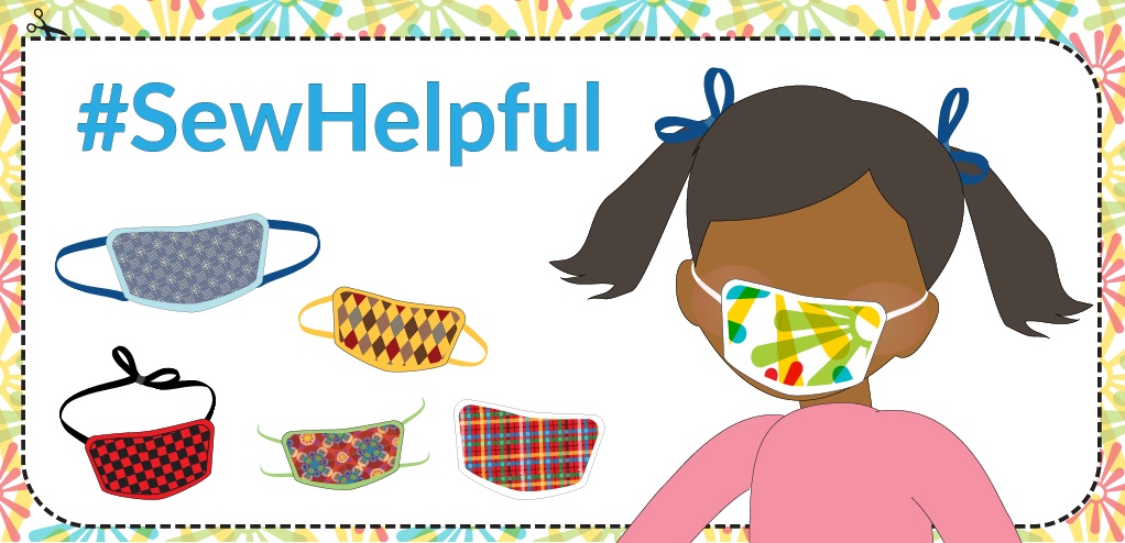 CHEO's tweet photo. Just like kids need special-sized medical supplies, they need face masks that are the right size. We want to supply all kids &amp; caregivers at #CHEO with re-usable cloth masks &amp; we need your help to sew these masks! Find patterns/video tutorials: https://t.co/IEQNFBEWsb #SewHelpful https://t.co/lrZPmcV1wC